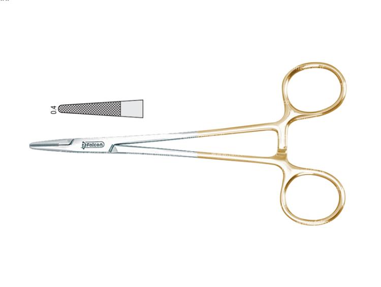Голкотримач Falcon-Grip Сrile- Wood 150 mm TC BN.236.150 Falcon Surgical Со. (Pvt.) Ltd, Pakistan